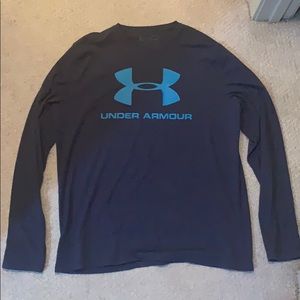 Dark blue Long sleeve Under Armour shirt